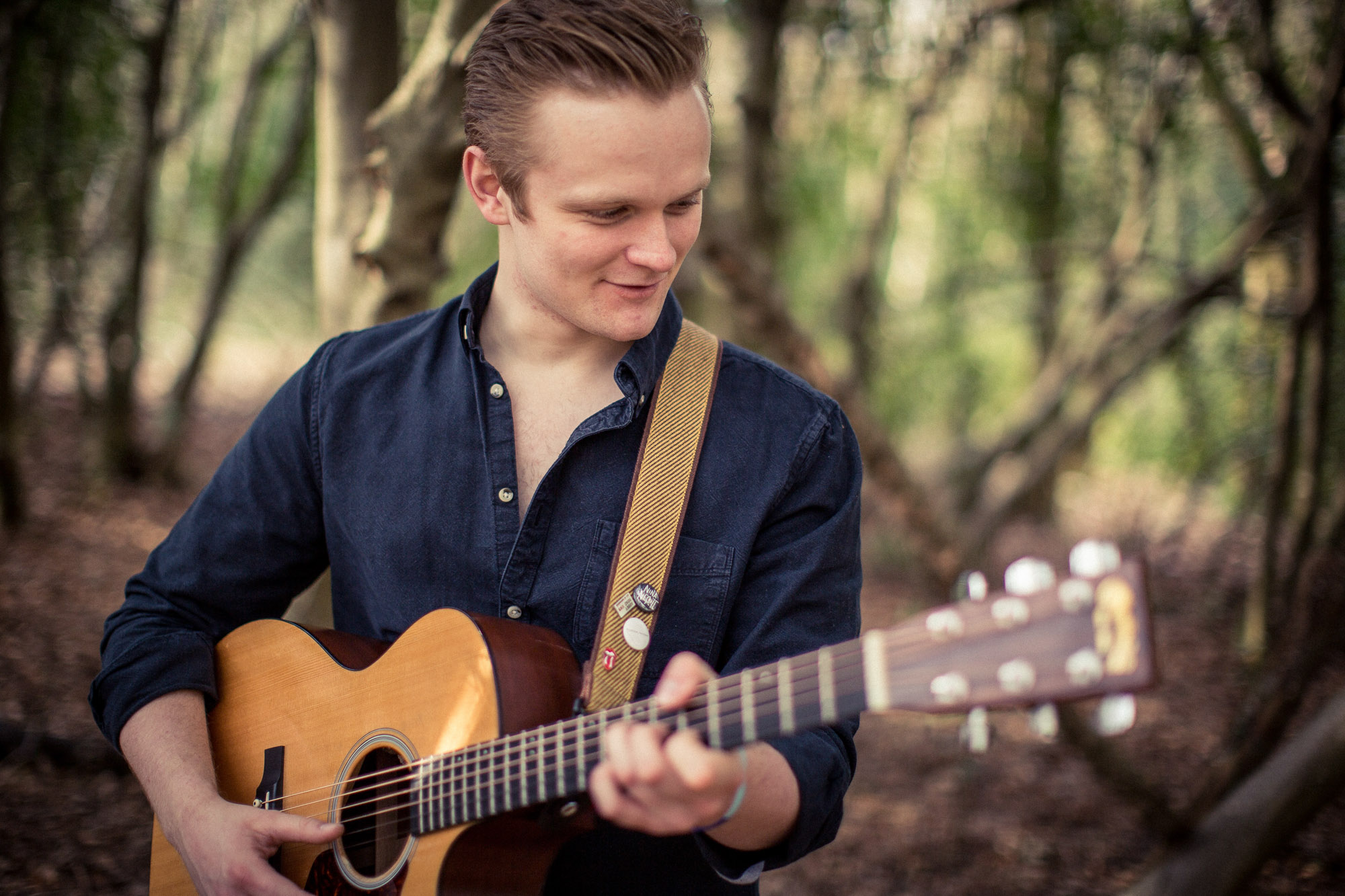 Danny Smart commercial photography Sheffield woodland photo shoot music