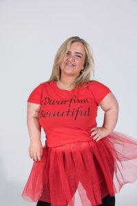 Woman with dwarfism