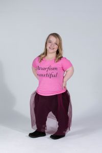 Woman with dwarfism