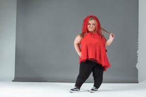 Woman with dwarfism